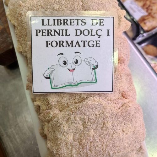 Llibrets pernil i formatge